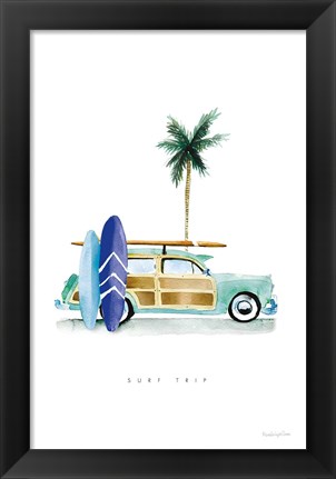 Framed Surf Days I Print