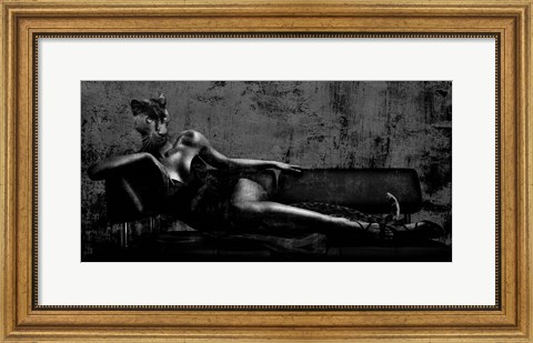 Framed Dark Lady Print