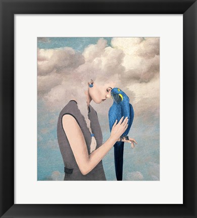 Framed You Are Safe With Me Print
