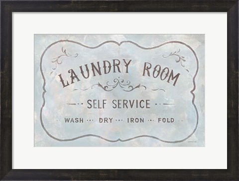 Framed Laundry Day VII Print