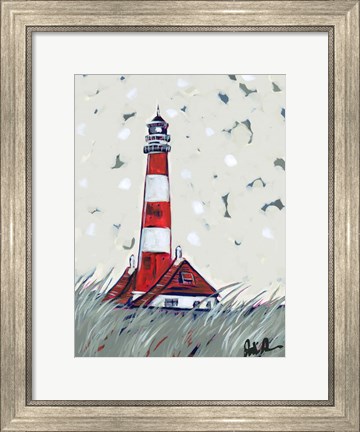 Framed Pop Lighthouse II Print