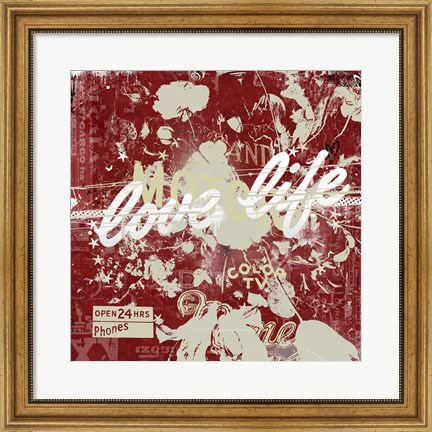 Framed Love Life Print