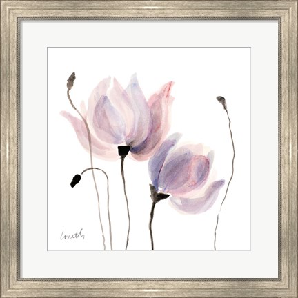 Framed Floral Sway III Print