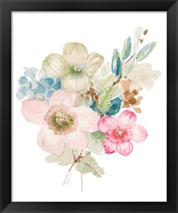Framed Fragrant Bouquet Print
