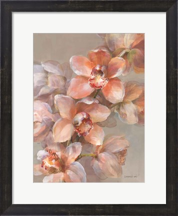 Framed Delicate Orchid I Print