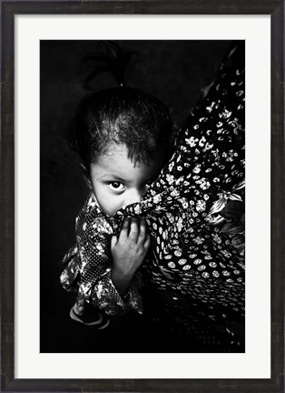 Framed Just a look Print