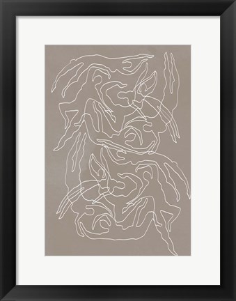 Framed Swimmers Print