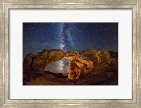 Framed Broken Arch Milky Way Print