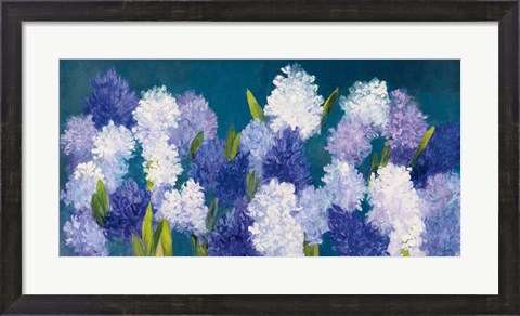 Framed Bold Hyacinth Crop Print