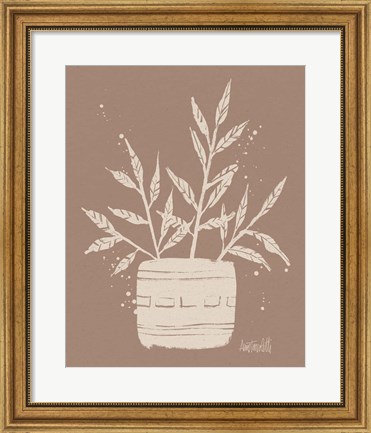 Framed Dreamy Boho Botanical Sketches IX Print