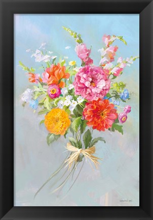 Framed Country Bouquet II v2 Print