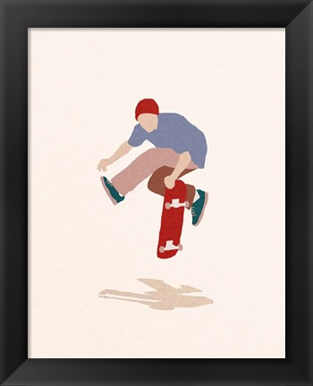 Framed Skate Airwalk Print