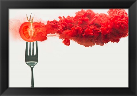 Framed Disintegrated Tomato Print