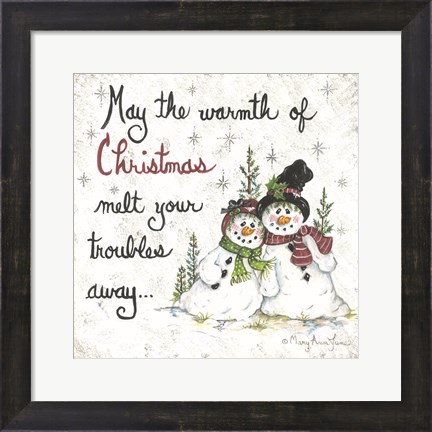 Framed Warmth of Christmas Print