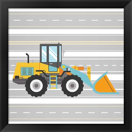 Framed On the Road 1 Print