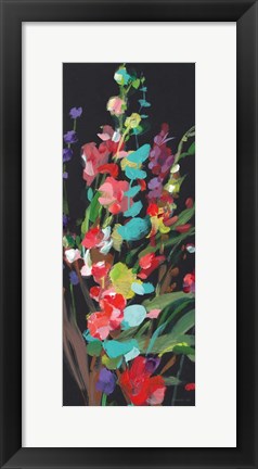 Framed Brightness Flowering Panel II Print