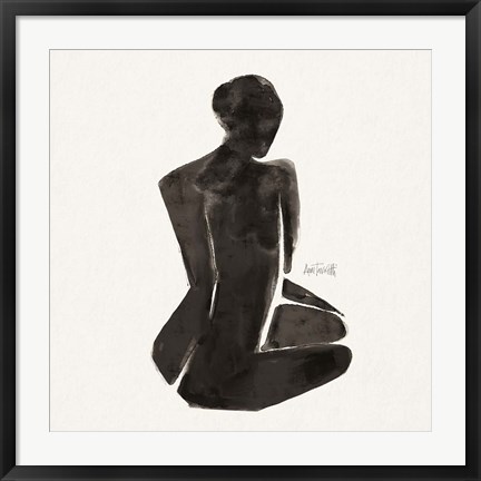 Framed Neutral Nudes I Sq Print