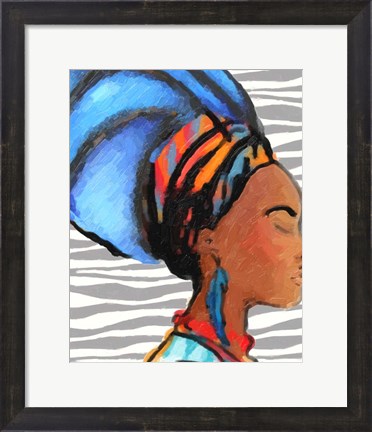 Framed Ebony Princess 2 Print