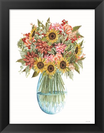 Framed Sunny Days Bouquet Print