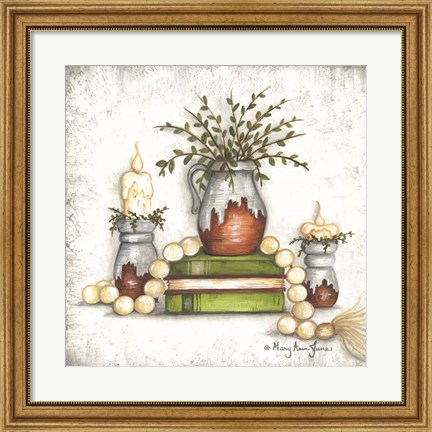 Framed Rusted Stoneware Print
