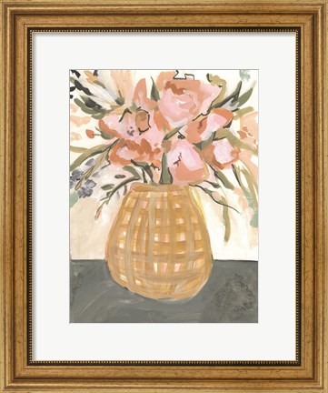 Framed Boho Floral II Print