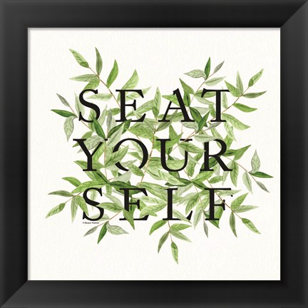 Framed Seat Yourself Print