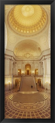 Framed Interior City Hall San Francisco Print