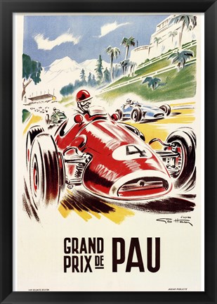 Framed Grand Prix de Pau Print