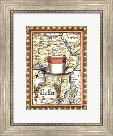 Framed Exotic Coffee (D) II Print