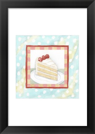 Framed Vanilla Cake Print