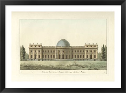 Framed Architectural Rendering III Print