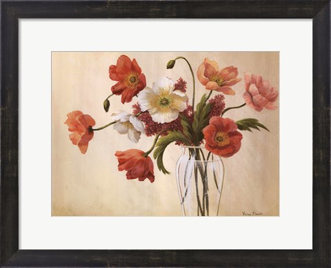 Framed Cynde&#39;s Poppies Print