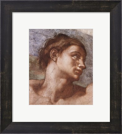Framed Sistine Chapel - Adam Print