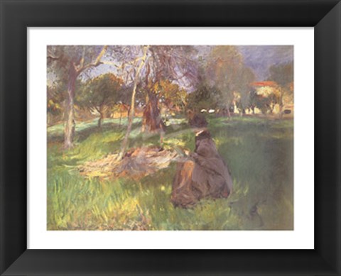 Framed In an Orchard Print