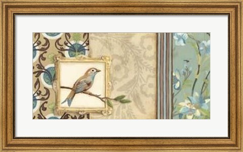 Framed Parlor Songbird II Print
