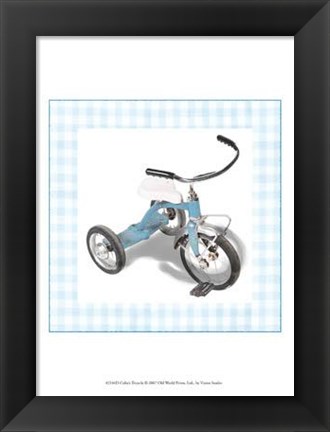 Framed Colin&#39;s Tricycle Print