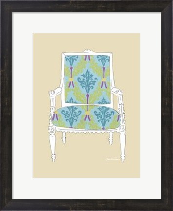Framed Decorative Chair III Print