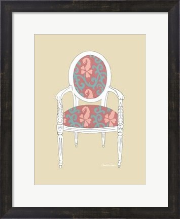 Framed Decorative Chair IV Print