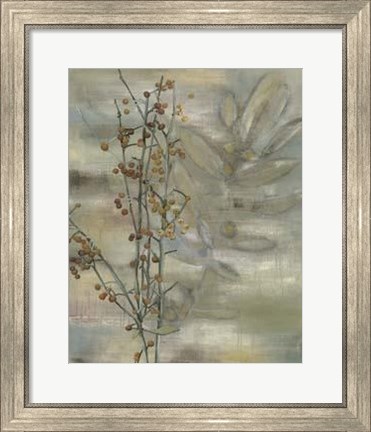 Framed Winter Harvest I Print