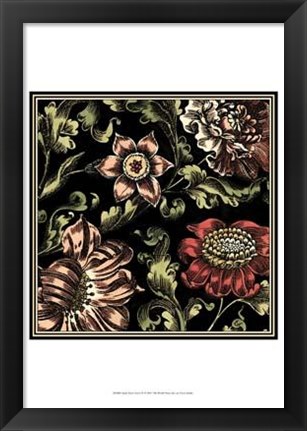 Framed Small Floral Fancy III Print