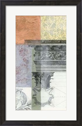 Framed Neo Victorian Collage III Print