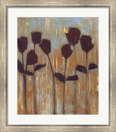 Framed Rustic Blooms II Print