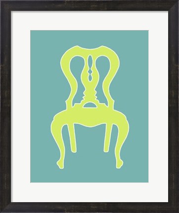 Framed Graphic Chair II Print