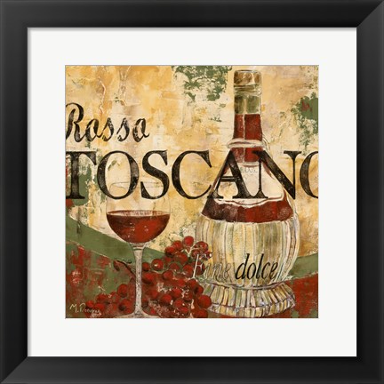 Framed Rosso Toscano Print
