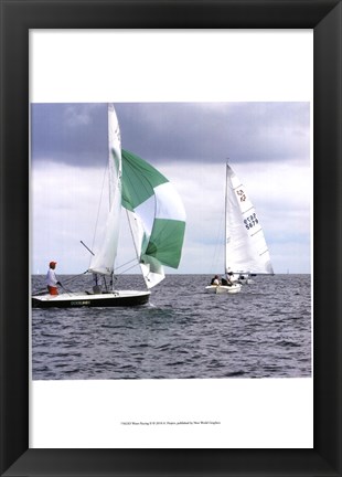 Framed Water Racing II Print