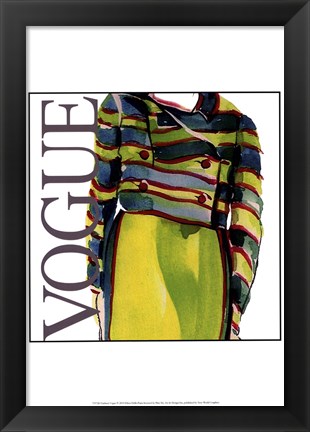 Framed Fashion Vogue Print