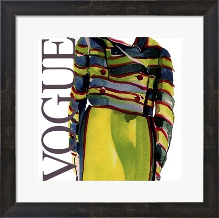 Framed Fashion Vogue Print