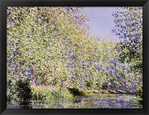 Framed Epte River near Giverny Print