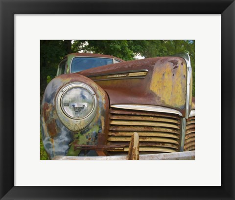 Framed Small Rusty Hudson I Print