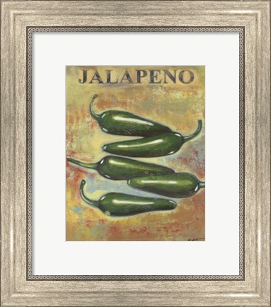Framed Jalapeno Print